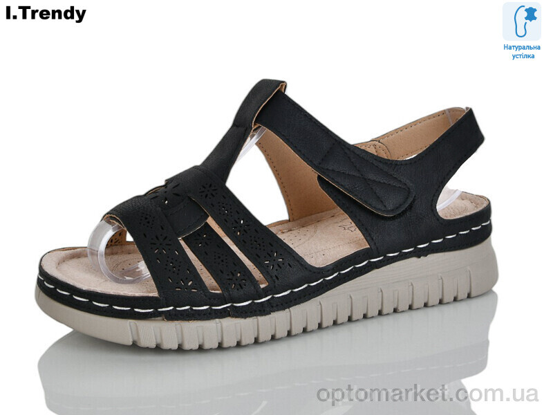 Купить Босоніжки жіночі G108-8 Trendy чорний, фото 1