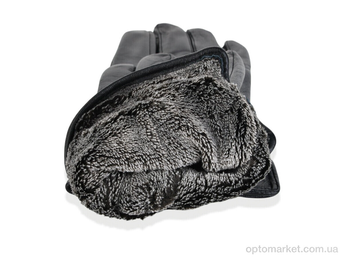 Купить Рукавички чоловічі G112 black Anjela чорний, фото 2