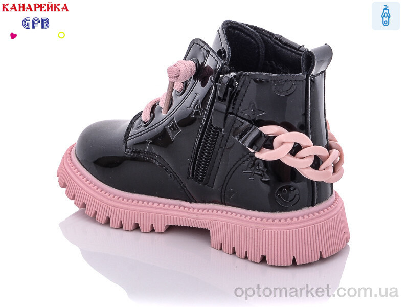 Купить Черевики дитячі G1391-1 Канарейка чорний, фото 2