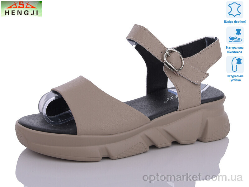 Купить Босоніжки жіночі G16-2 Hengji коричневий, фото 1