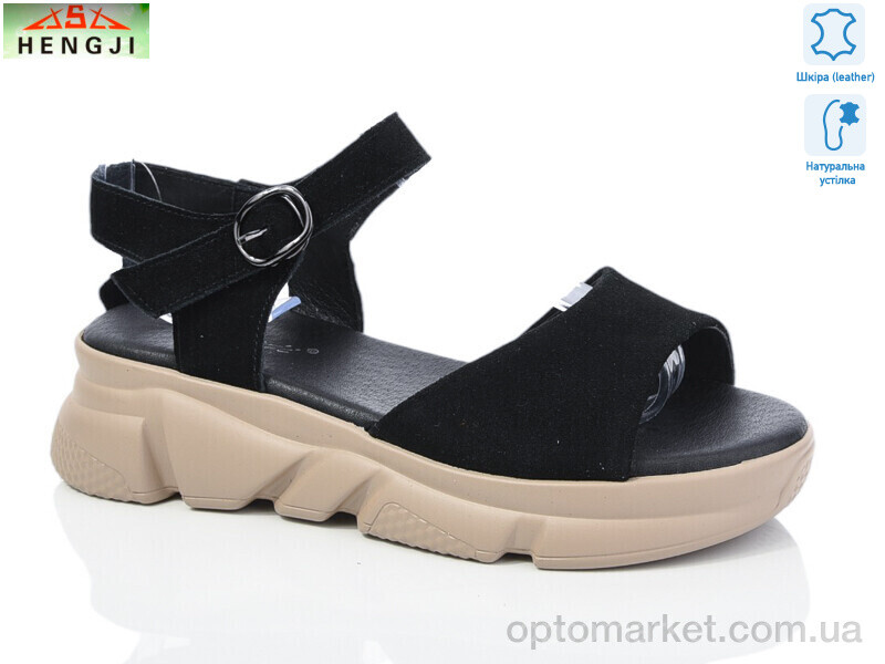 Купить Босоніжки жіночі G16-6 Hengji чорний, фото 1