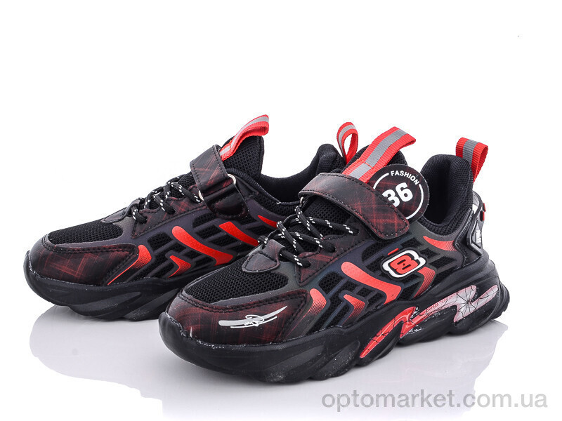 Купить Кросівки дитячі G19(5015) black-red Angel чорний, фото 1