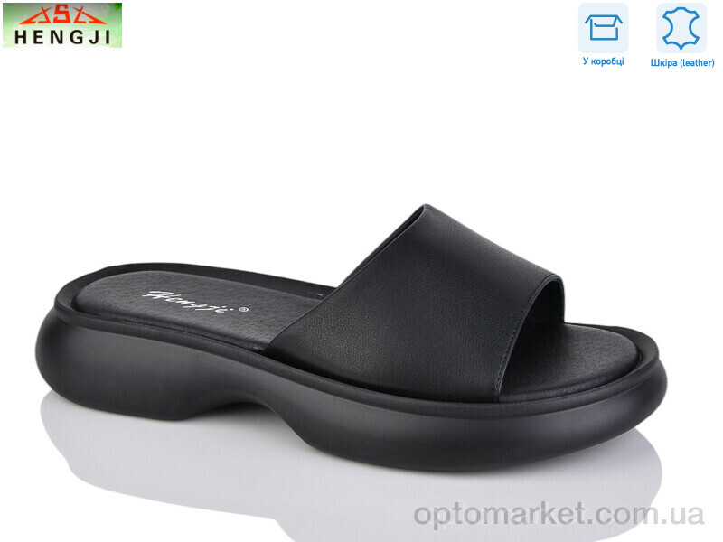 Купить Шльопанці жіночі G196-1 Hengji чорний, фото 1