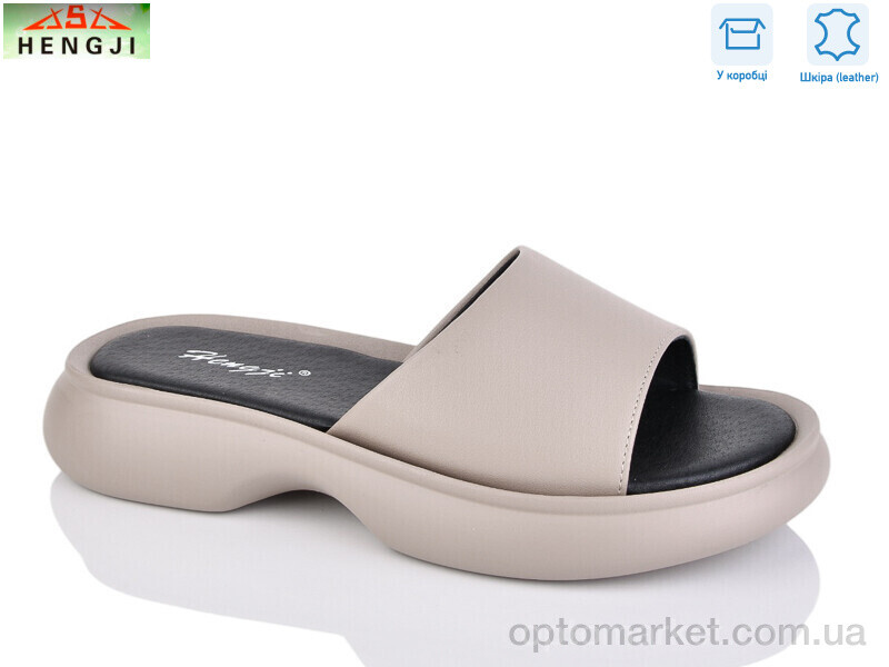 Купить Шльопанці жіночі G196-2 Hengji коричневий, фото 1