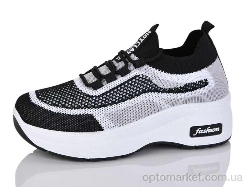 Купить Кросівки жіночі G2113 black Шик-Шок чорний, фото 1