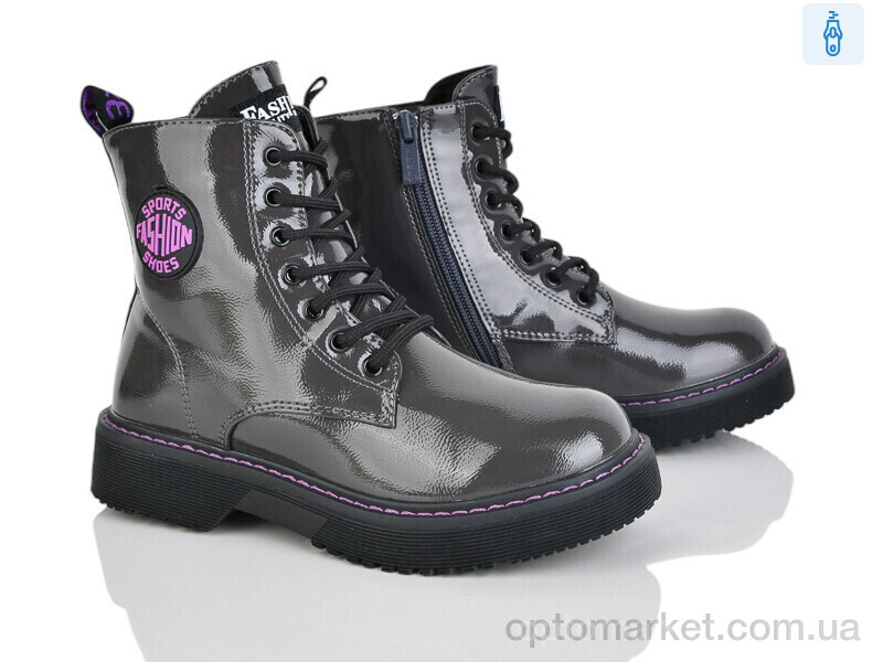 Купить Черевики дитячі G2183-3Z Kimbo-o графіт, фото 1