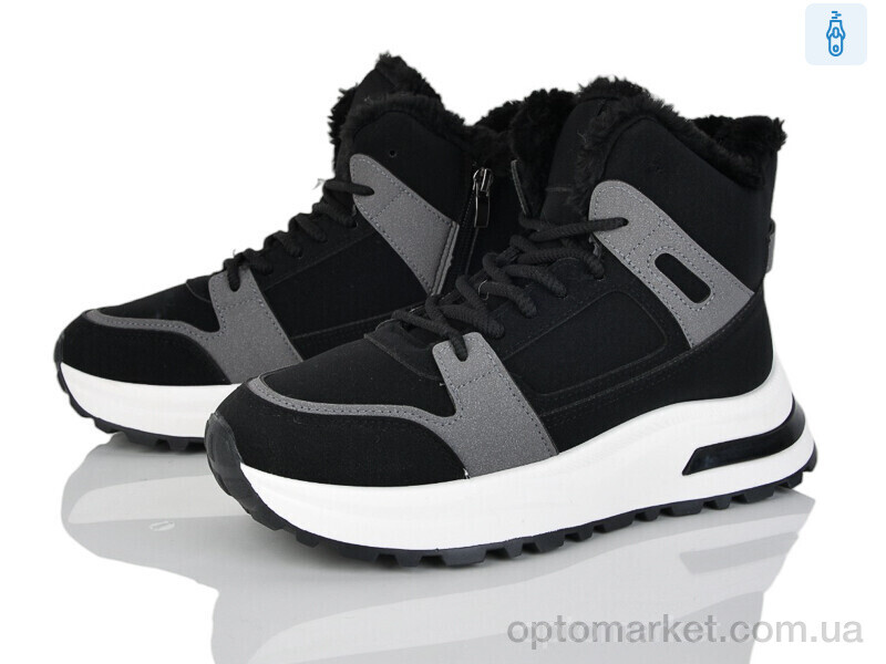 Купить Черевики жіночі G23-1 Baolikang чорний, фото 1