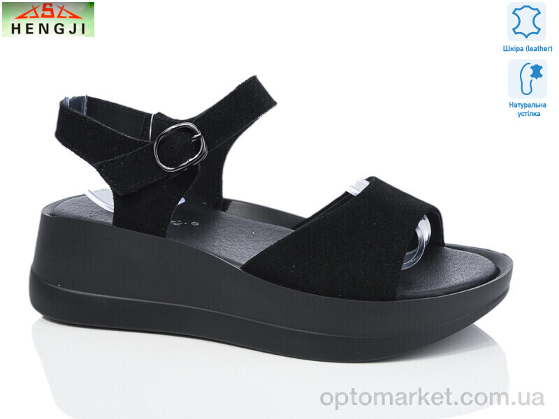Купить Босоніжки жіночі G25-5 Hengji чорний, фото 1