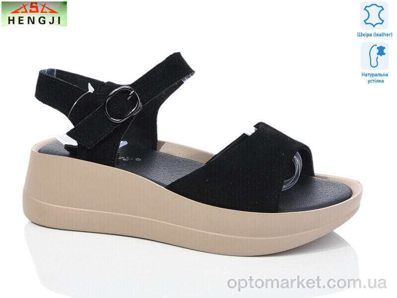 Купить Босоніжки жіночі G25-6 Hengji чорний, фото 1
