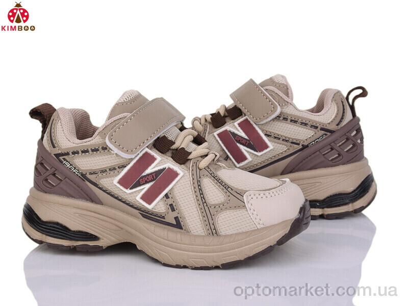 Купить Кросівки дитячі G2568-2K Kimbo-o бежевий, фото 1