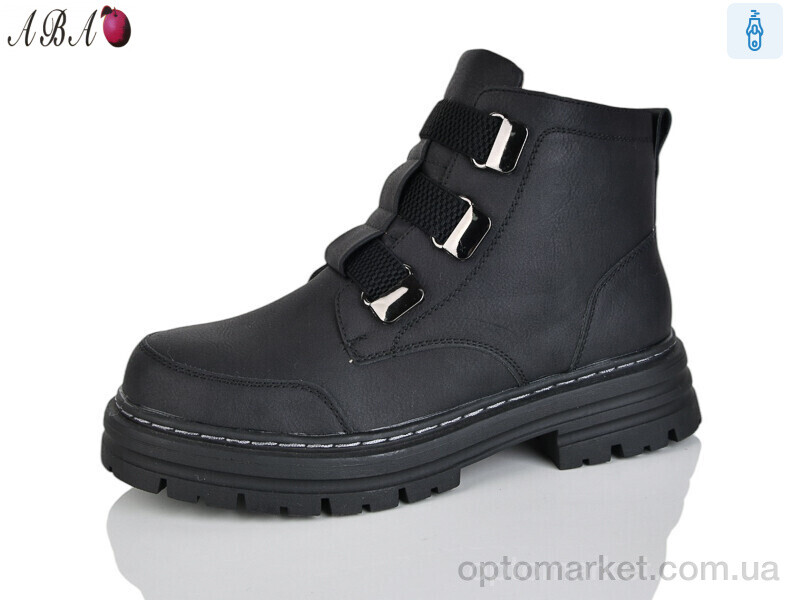 Купить Черевики жіночі G3503-1 Aba чорний, фото 1