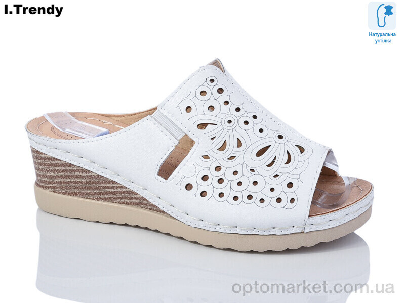 Купить Шльопанці жіночі G36-2 Trendy білий, фото 1