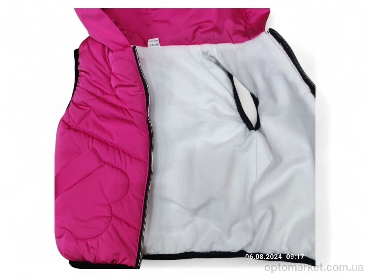 Купить Жилетка дитячі G4 малиновий Jingpin рожевий, фото 3