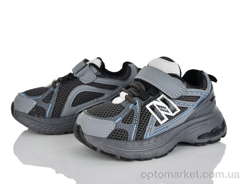 Купить Кросівки дитячі G601-2H Kimbo-o сірий, фото 1