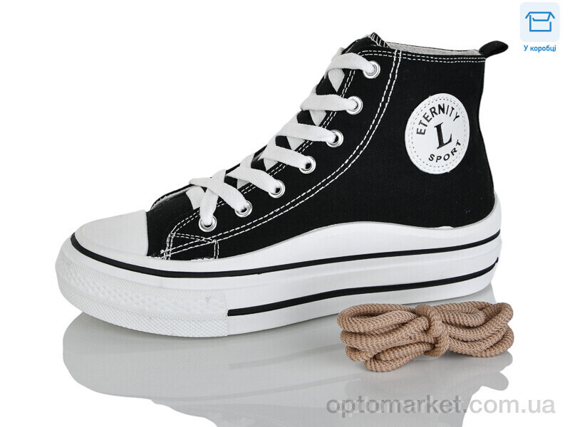 Купить Кеди унісекс G611-1 Lilin чорний, фото 1