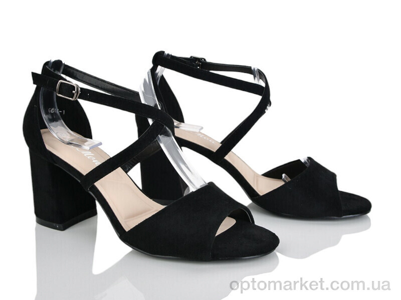 Купить Босоніжки жіночі G611-1 Lemon чорний, фото 1