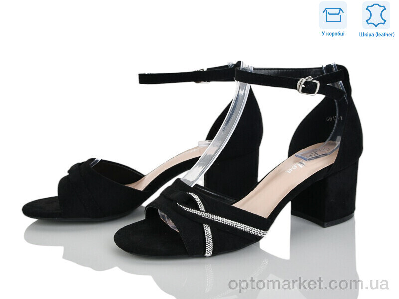 Купить Босоніжки жіночі G612-1 Lemon чорний, фото 1