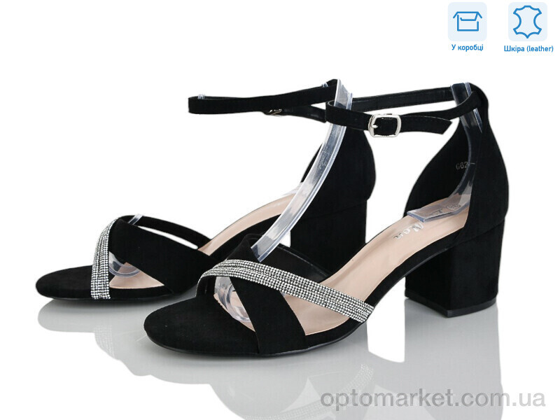 Купить Босоніжки жіночі G621-1 Lemon чорний, фото 1