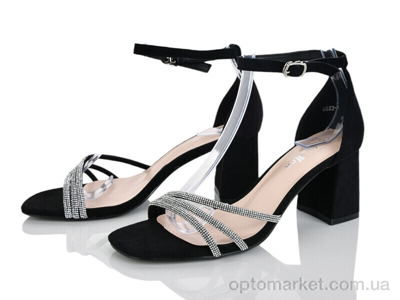 Купить Босоніжки жіночі G622-1 Lemon чорний, фото 1