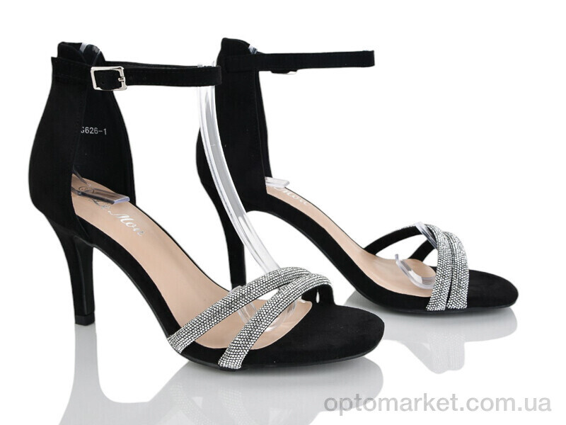 Купить Босоніжки жіночі G626-1 Lemon чорний, фото 1