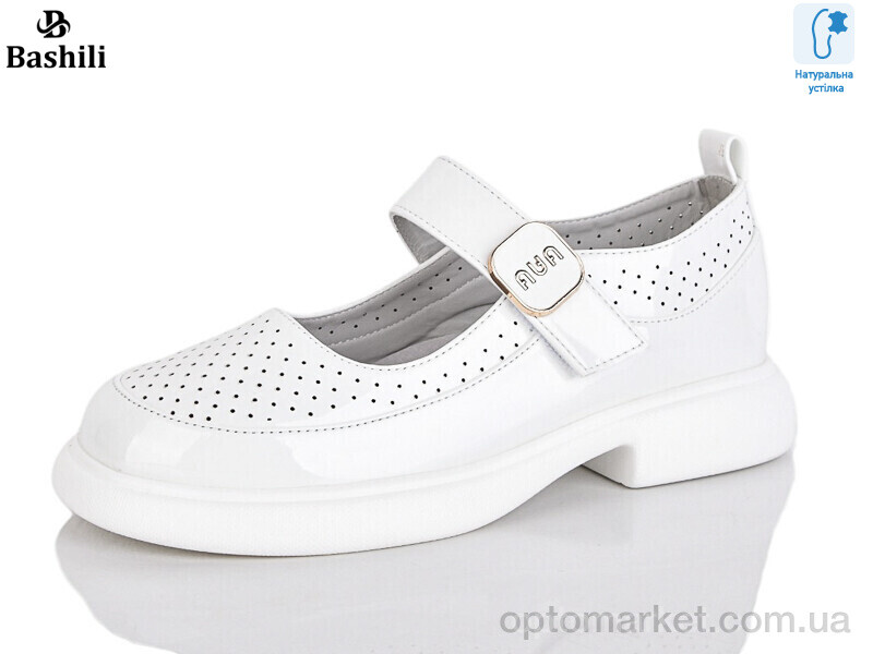 Купить Туфлі дитячі G6504-B1 Башили білий, фото 1