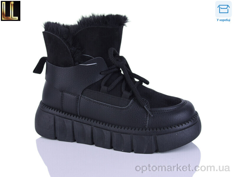 Купить Черевики жіночі G660-1 Lilin чорний, фото 1