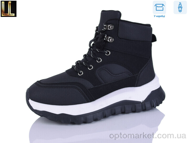 Купить Черевики жіночі G670-1 Lilin чорний, фото 1