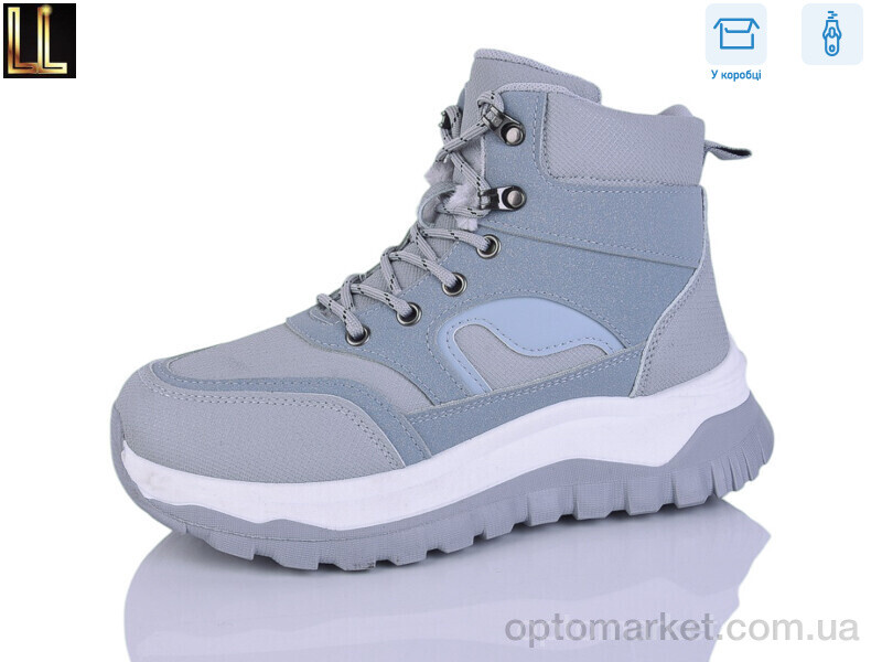 Купить Черевики жіночі G670-2 Lilin сірий, фото 1