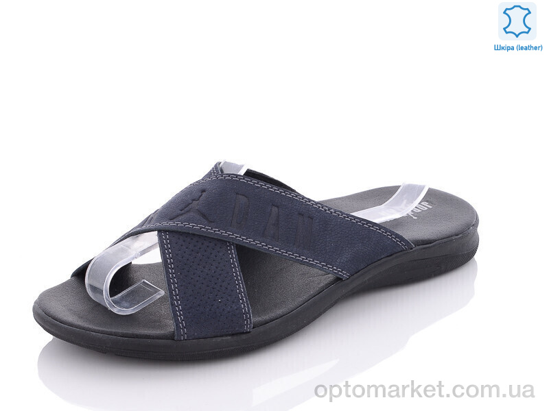 Купить Шльопанці чоловічі G7-4 J.rdan синій, фото 2