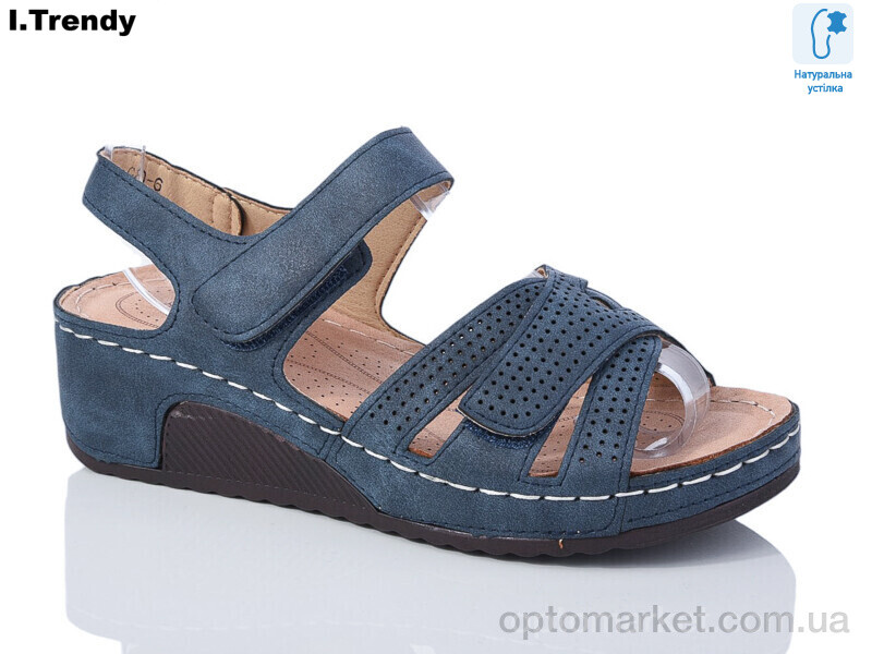 Купить Босоніжки жіночі G80-6 Trendy синій, фото 1