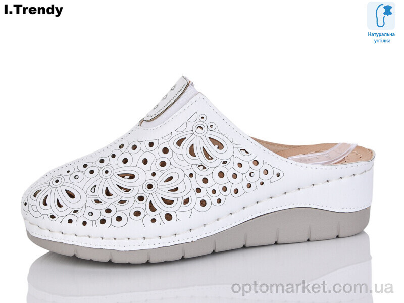 Купить Шльопанці жіночі G81-2 Trendy білий, фото 1