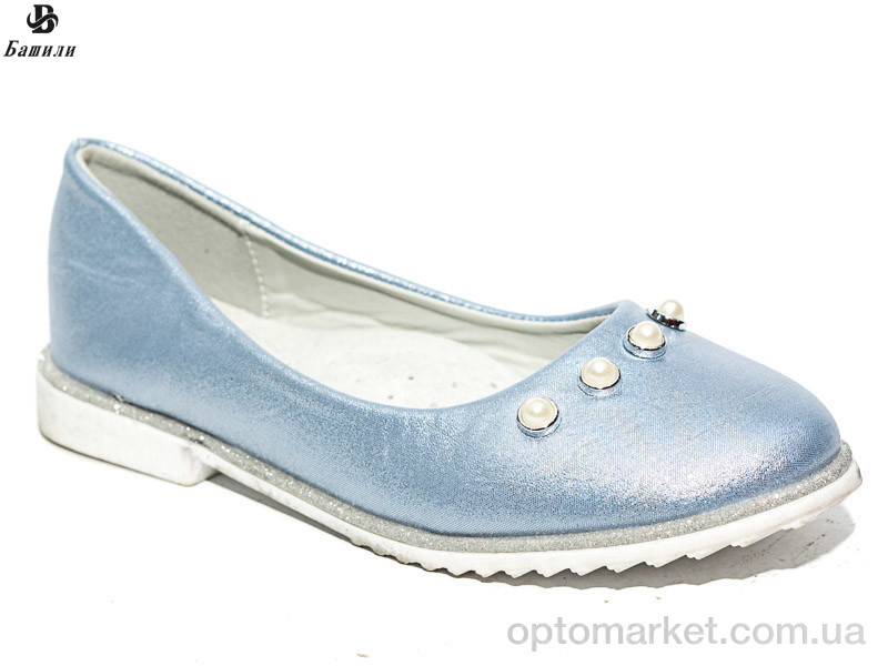 Купить Туфлі дитячі G8122-3 Башили блакитний, фото 1
