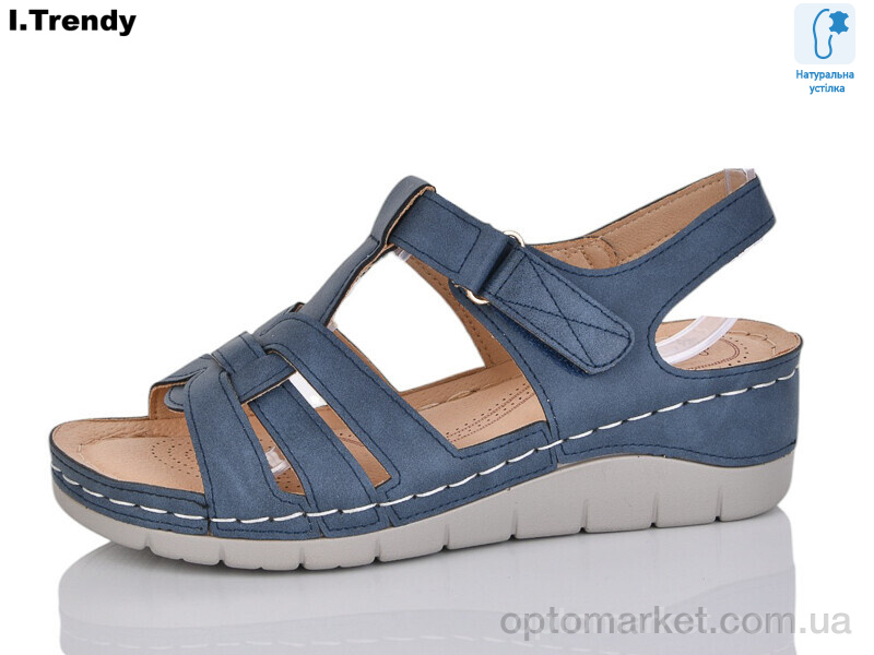 Купить Босоніжки жіночі G86-6 Trendy синій, фото 1