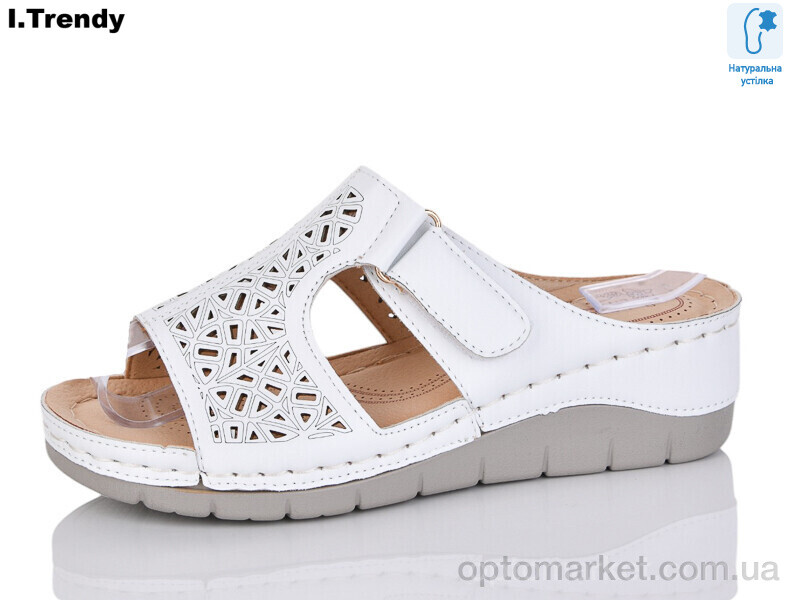 Купить Шльопанці жіночі G89-2 Trendy білий, фото 1