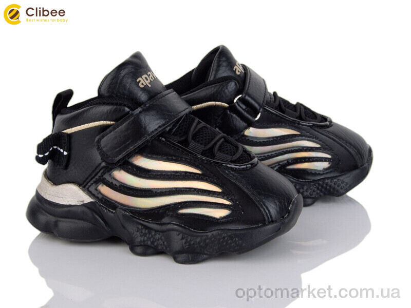 Купить Кросівки дитячі GC40-1 gold Apawwa чорний, фото 1