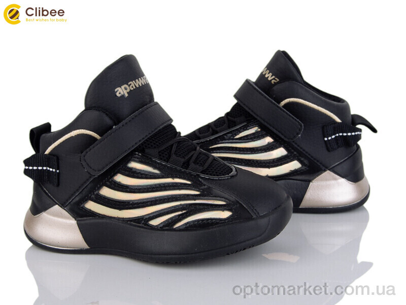 Купить Кросівки дитячі GC41-1 gold Apawwa чорний, фото 1