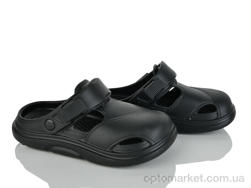 Купить Крокси дитячі GC601-3A KIMBOO чорний, фото 1