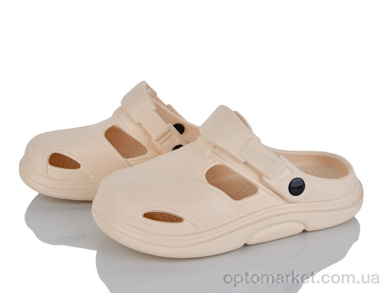 Купить Крокси дитячі GC601-3C KIMBOO бежевий, фото 1