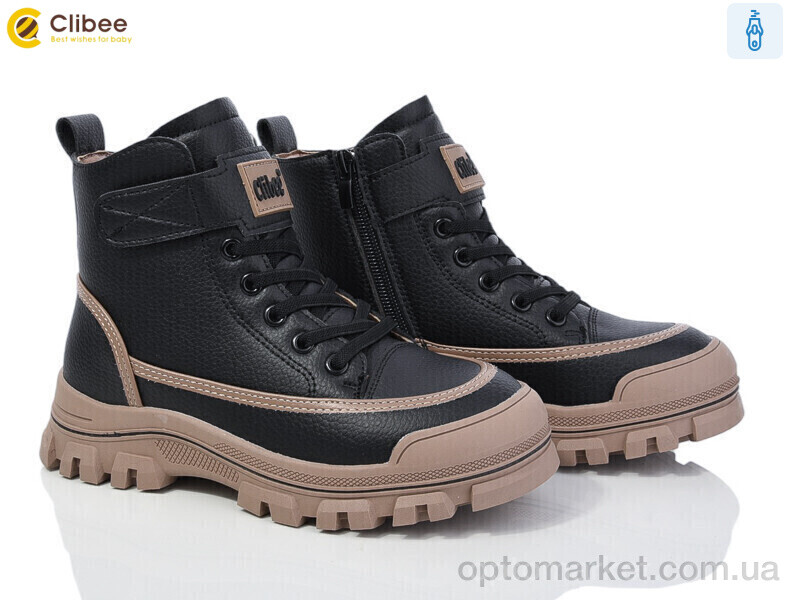 Купить Черевики дитячі GC66 black-khaki Clibee чорний, фото 1