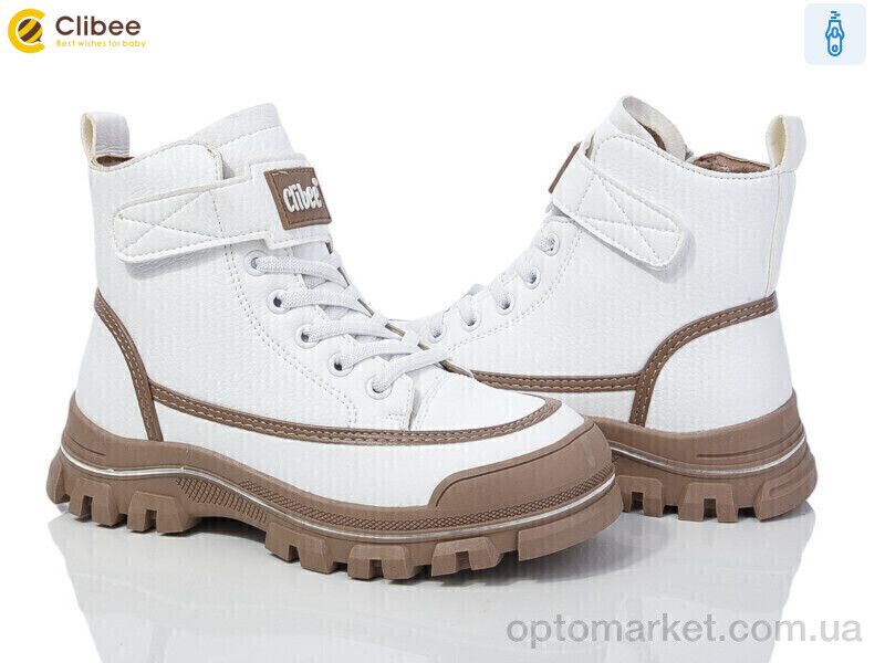 Купить Черевики дитячі GC66 white-hkaki Clibee білий, фото 1