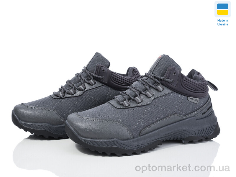 Купить Черевики чоловічі Гіпаніс М 6203 графіт Gipanis сірий, фото 1