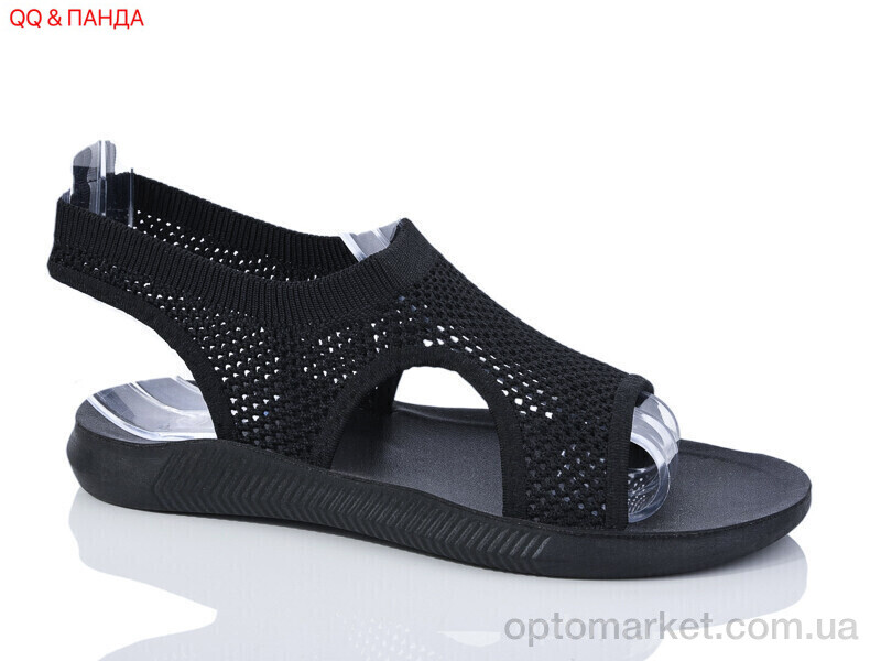 Купить Босоніжки жіночі GL01-1 QQ shoes чорний, фото 1