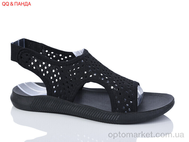 Купить Босоніжки жіночі GL02-1 QQ shoes чорний, фото 1