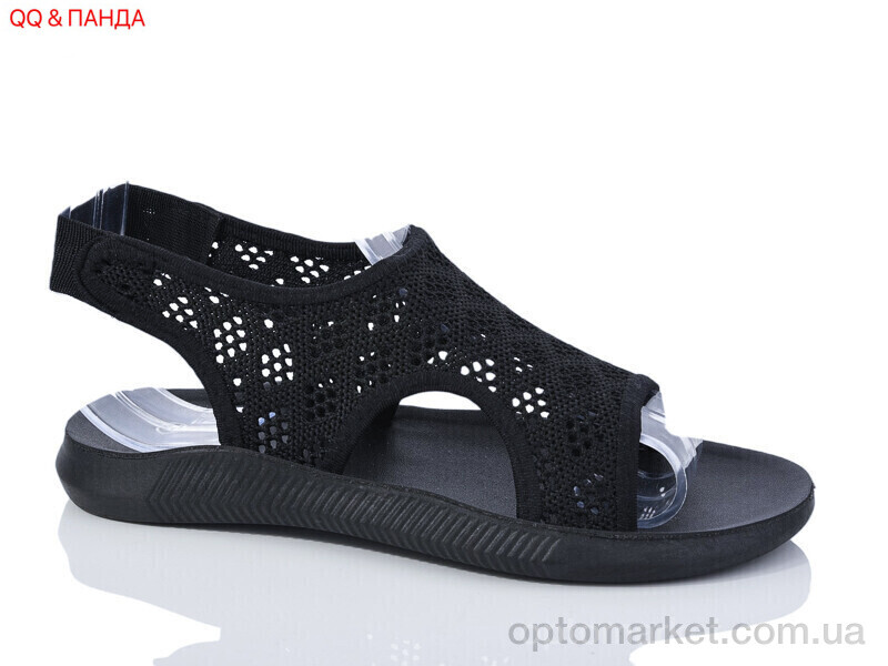 Купить Босоніжки жіночі GL03-1 QQ shoes чорний, фото 1