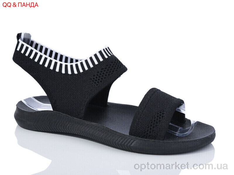 Купить Босоніжки жіночі GL06-1 QQ shoes чорний, фото 1