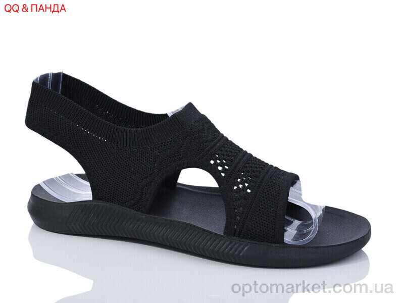 Купить Босоніжки жіночі GL07-1 QQ shoes чорний, фото 1