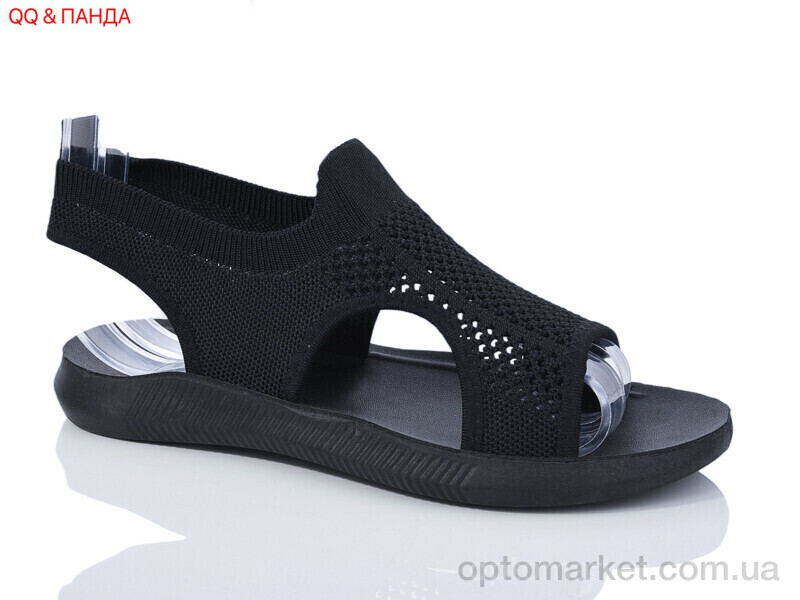 Купить Босоніжки жіночі GL08-1 QQ shoes чорний, фото 1
