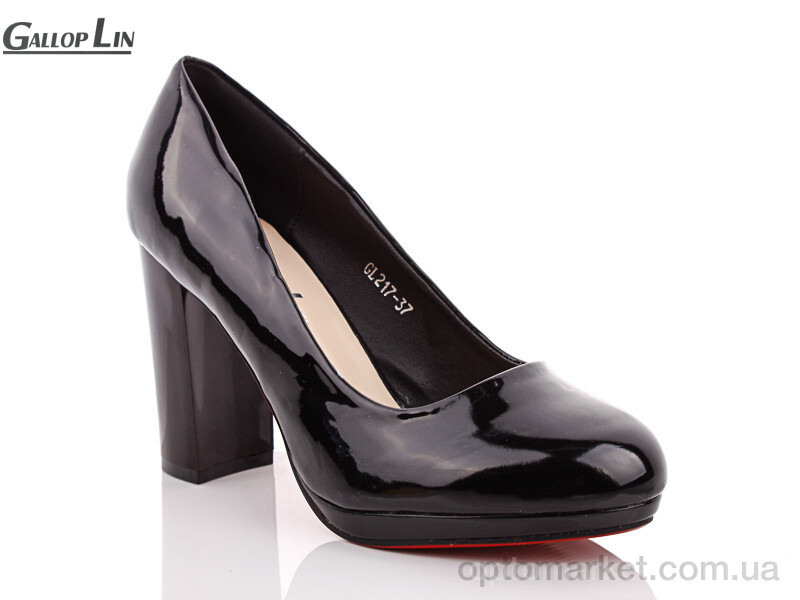 Купить Туфлі жіночі GL217-1t Gallop Lin чорний, фото 1