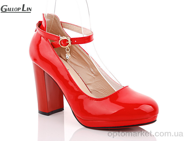 Купить Туфлі жіночі GL225-1t Gallop Lin червоний, фото 1