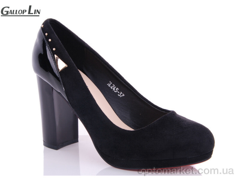 Купить Туфлі жіночі GL245-2 Gallop Lin чорний, фото 1